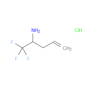 4-Penten-2-amine, 1,1,1-trifluoro-, hydrochloride (1:1)