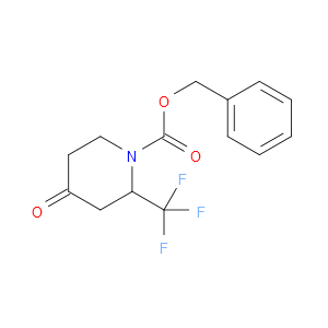 Phenylmethyl 4-oxo-2-(trifluoromethyl)-1-piperidinecarboxylate
