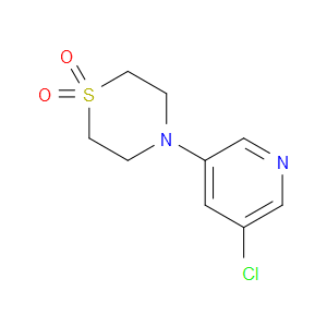 Thiomorpholine, 4-(5-chloro-3-pyridinyl)-, 1,1-dioxide