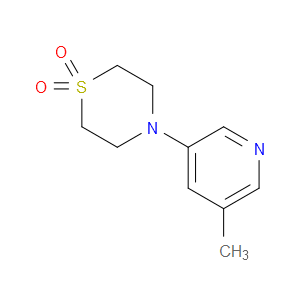 Thiomorpholine, 4-(5-methyl-3-pyridinyl)-, 1,1-dioxide