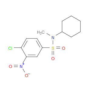 4-Chloro-N-cyclohexyl-N-methyl-3-nitrobenzenesulfonamide