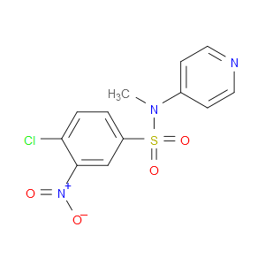 4-Chloro-N-methyl-3-nitro-N-4-pyridinylbenzenesulfonamide