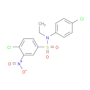 4-Chloro-N-(4-chlorophenyl)-N-ethyl-3-nitrobenzenesulfonamide