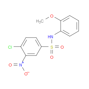 4-Chloro-N-(2-methoxyphenyl)-3-nitrobenzenesulfonamide
