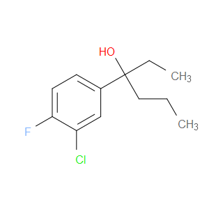 3-Chloro-α-ethyl-4-fluoro-α-propylbenzenemethanol
