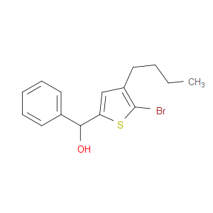 5-Bromo-4-butyl-α-phenyl-2-thiophenemethanol