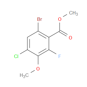 methyl 6-bromo-4-chloro-2-fluoro-3-methoxybenzoate