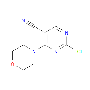 2-chloro-4-morpholinopyrimidine-5-carbonitrile