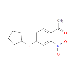 1-(4-(cyclopentyloxy)-2-nitrophenyl)ethanone