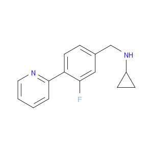 N-Cyclopropyl-3-fluoro-4-(2-pyridinyl)benzenemethanamine