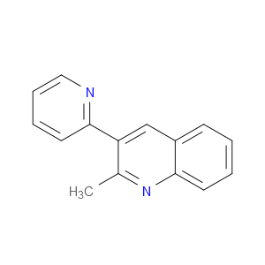Quinoline, 2-methyl-3-(2-pyridinyl)-