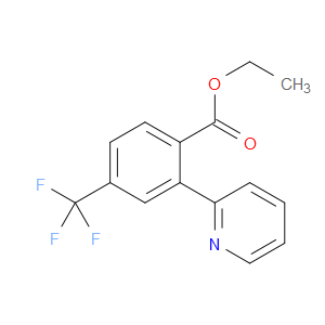 Ethyl 2-(2-pyridinyl)-4-(trifluoromethyl)benzoate