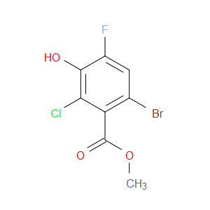 methyl 6-bromo-2-chloro-4-fluoro-3-hydroxybenzoate
