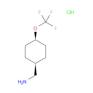 Cyclohexanemethanamine, 4-(trifluoromethoxy)-, hydrochloride (1:1), cis-