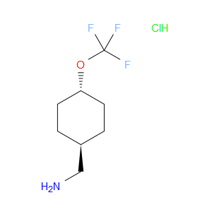 Cyclohexanemethanamine, 4-(trifluoromethoxy)-, hydrochloride (1:1), trans-