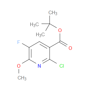 tert-butyl 2-chloro-5-fluoro-6-methoxynicotinate