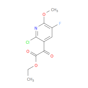 ethyl 2-(2-chloro-5-fluoro-6-methoxypyridin-3-yl)-2-oxoacetate