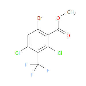 methyl 6-bromo-2,4-dichloro-3-(trifluoromethyl)benzoate
