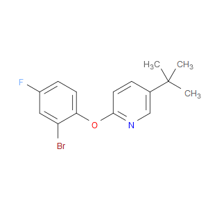 2-(2-Bromo-4-fluorophenoxy)-5-(1,1-dimethylethyl)pyridine