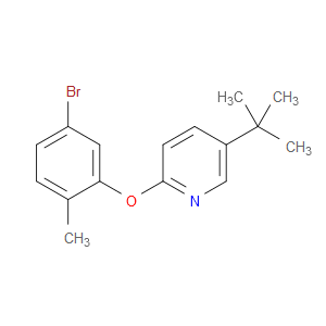 2-(5-Bromo-2-methylphenoxy)-5-(1,1-dimethylethyl)pyridine