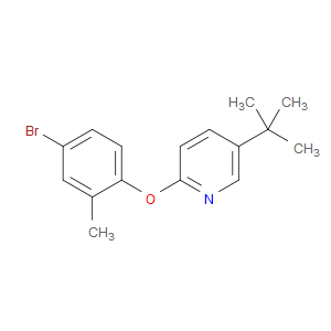 2-(4-Bromo-2-methylphenoxy)-5-(1,1-dimethylethyl)pyridine