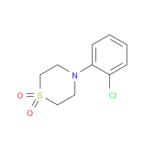Thiomorpholine, 4-(2-chlorophenyl)-, 1,1-dioxide