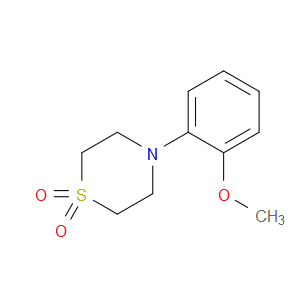 Thiomorpholine, 4-(2-methoxyphenyl)-, 1,1-dioxide