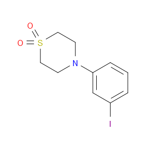 Thiomorpholine, 4-(3-iodophenyl)-, 1,1-dioxide