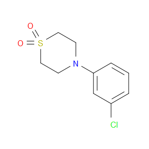Thiomorpholine, 4-(3-chlorophenyl)-, 1,1-dioxide