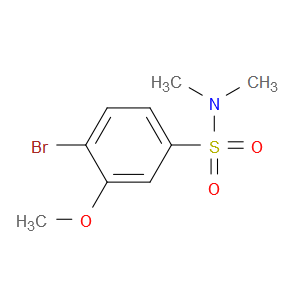 4-Bromo-3-methoxy-N,N-dimethylbenzenesulfonamide