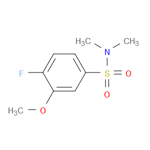 4-Fluoro-3-methoxy-N,N-dimethylbenzenesulfonamide