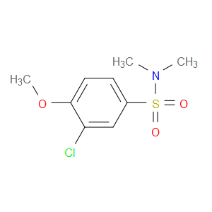 3-Chloro-4-methoxy-N,N-dimethylbenzenesulfonamide