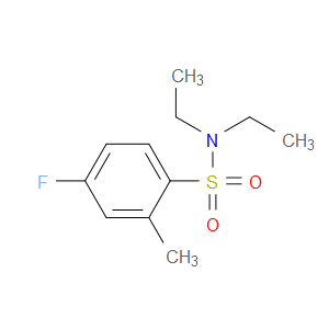N,N-Diethyl-4-fluoro-2-methylbenzenesulfonamide