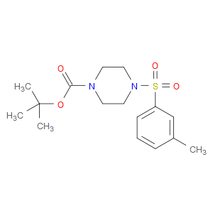 tert-butyl 4-(m-tolylsulfonyl)piperazine-1-carboxylate