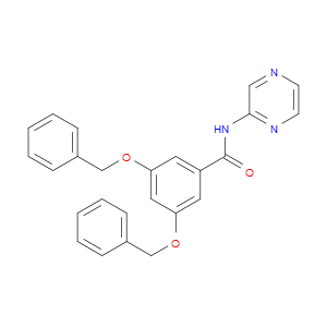 3,5-Bis(phenylmethoxy)-N-2-pyrazinylbenzamide