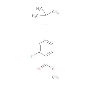 Methyl 4-(3,3-dimethyl-1-butyn-1-yl)-2-fluorobenzoate