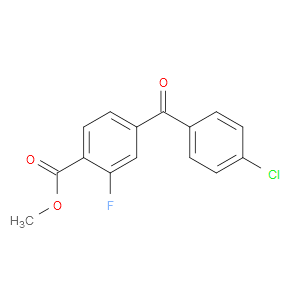 Methyl 4-(4-chlorobenzoyl)-2-fluorobenzoate