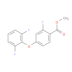 Benzoic acid, 4-(2,6-difluorophenoxy)-2-fluoro-, methyl ester