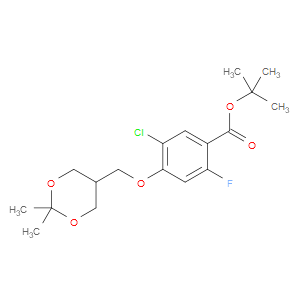 tert-butyl 5-chloro-4-((2,2-dimethyl-1,3-dioxan-5-yl)methoxy)-2-fluorobenzoate
