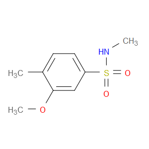 3-Methoxy-N,4-dimethylbenzenesulfonamide