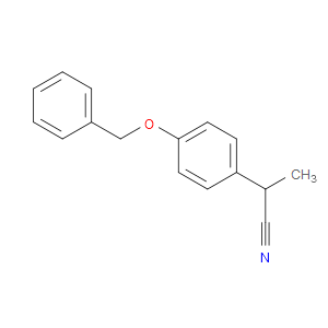α-Methyl-4-(phenylmethoxy)benzeneacetonitrile