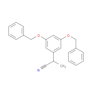 α-Methyl-3,5-bis(phenylmethoxy)benzeneacetonitrile