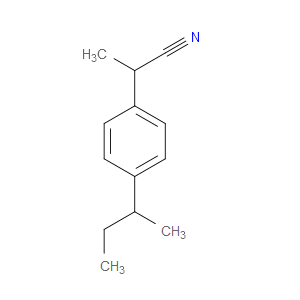α-Methyl-4-(1-methylpropyl)benzeneacetonitrile