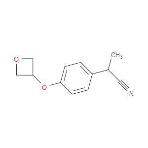 α-Methyl-4-(3-oxetanyloxy)benzeneacetonitrile