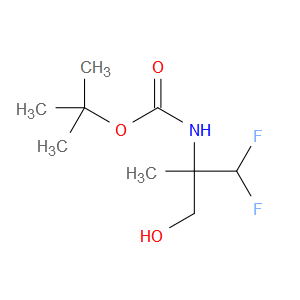tert-butyl (1,1-difluoro-3-hydroxy-2-methylpropan-2-yl)carbamate