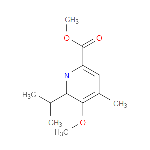 methyl 6-isopropyl-5-methoxy-4-methylpicolinate