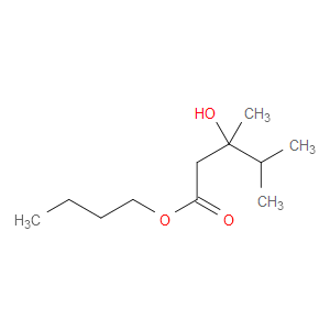 Butyl 3-hydroxy-3,4-dimethylpentanoate