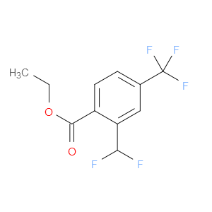 ethyl 2-(difluoromethyl)-4-(trifluoromethyl)benzoate