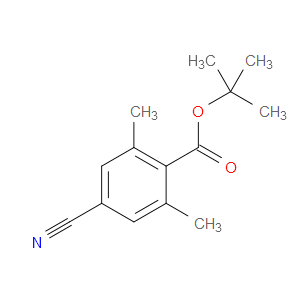 tert-butyl 4-cyano-2,6-dimethylbenzoate