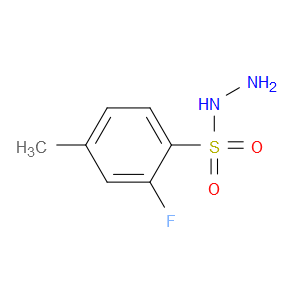 Benzenesulfonic acid, 2-fluoro-4-methyl-, hydrazide